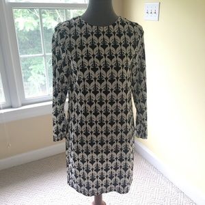 H&M black and white dress with dogs